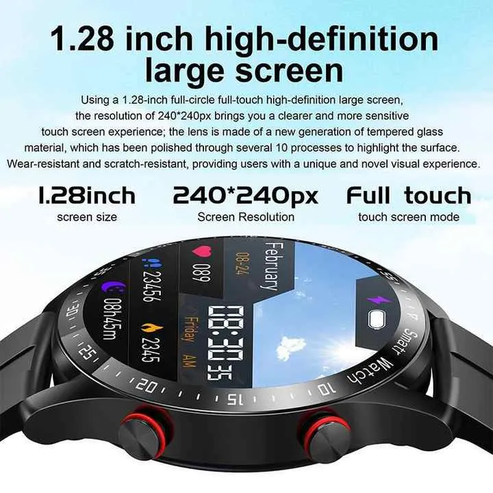 ساعة ذكية رياضية للرجال والنساء للرد على الهاتف . Men's Women's Sports Smart Watch Answering Phone
