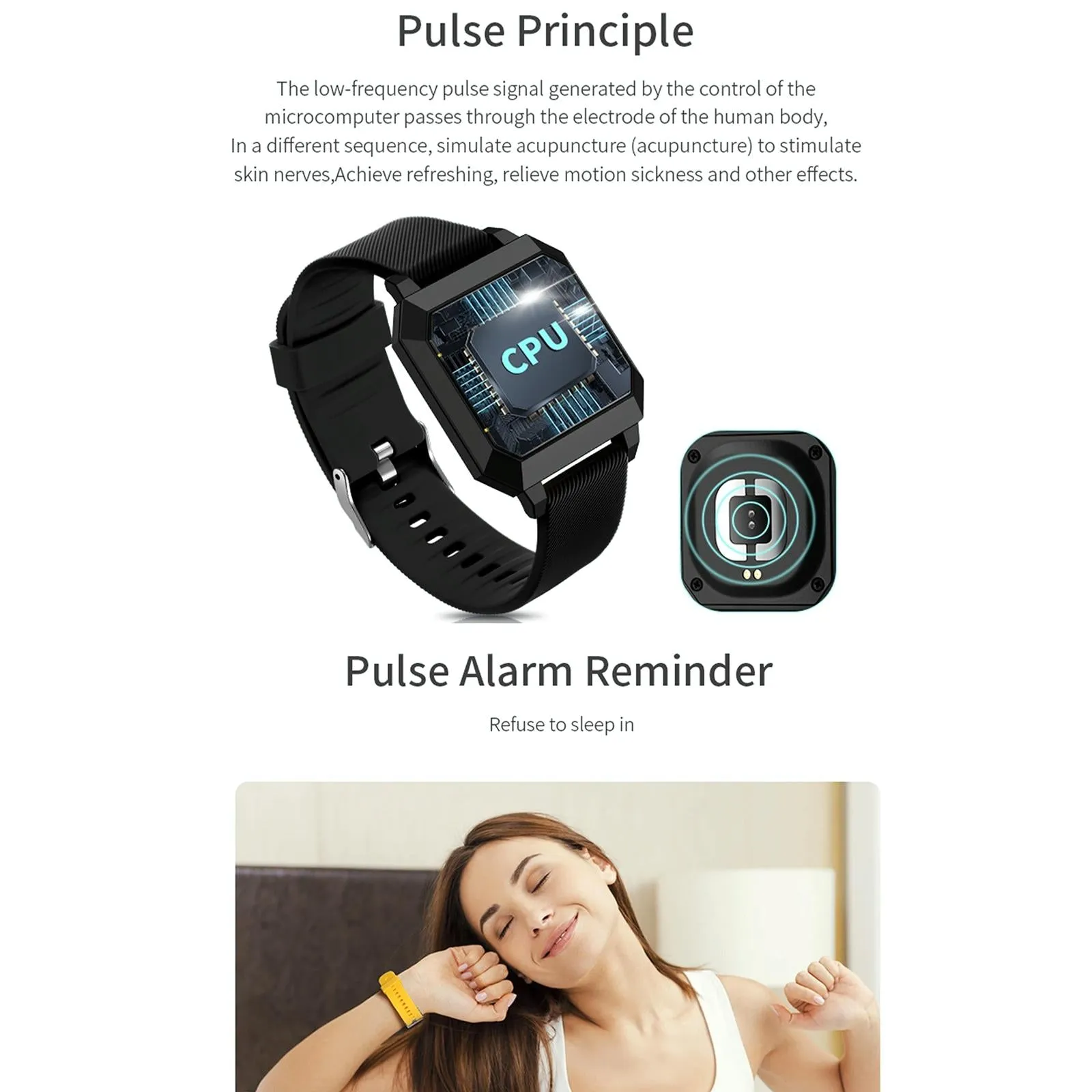 0.96 Inch Tft Screen Life Waterproof Smart Watch Support Sleep Monitoring / Heart Rate Monitoring / Blood Pressure Monitoring / Pulse Reminder