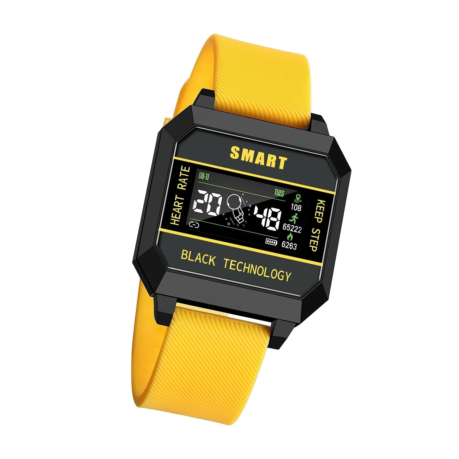 0.96 Inch Tft Screen Life Waterproof Smart Watch Support Sleep Monitoring / Heart Rate Monitoring / Blood Pressure Monitoring / Pulse Reminder