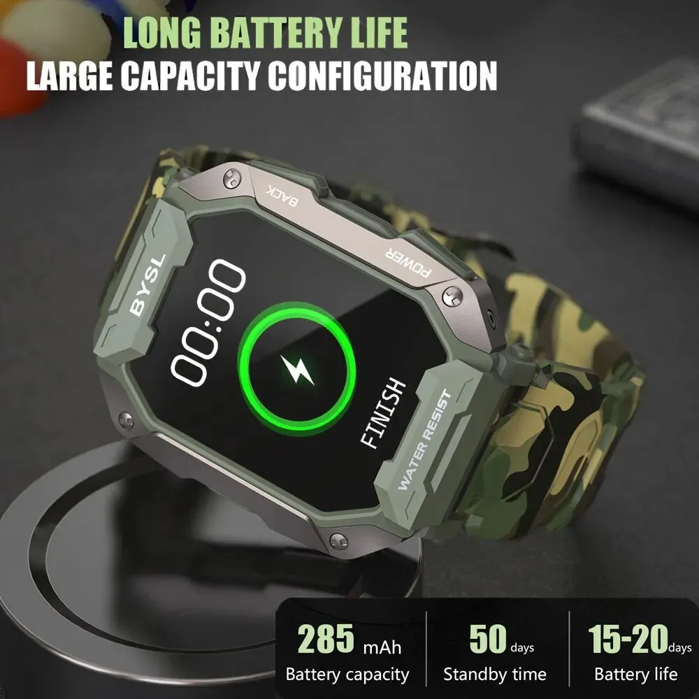 1.69 Hd Screen Smartwatch for Men Tooth Fitness Waterproof