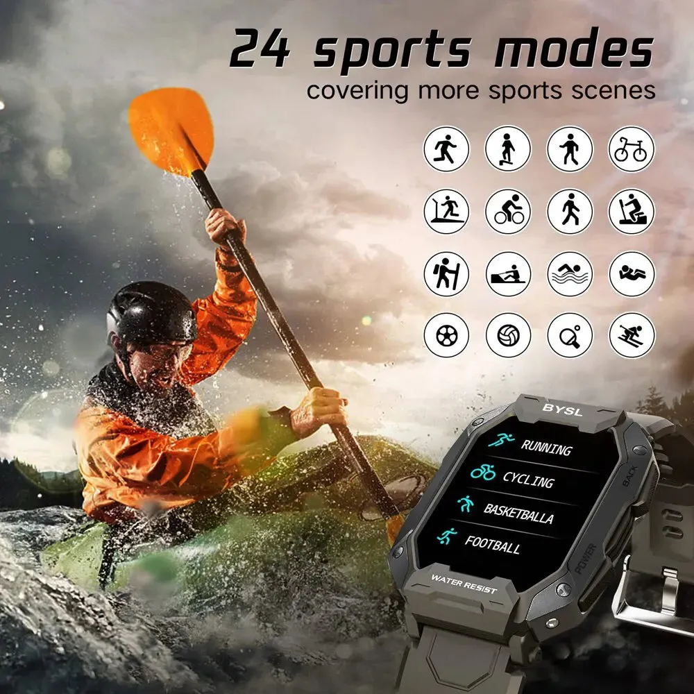 1.69 Hd Screen Smartwatch for Men Tooth Fitness Waterproof
