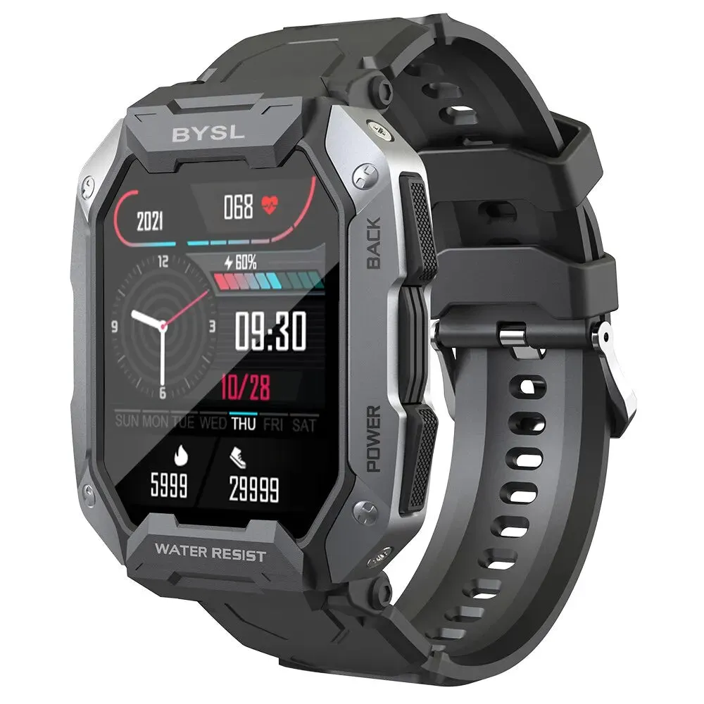 1.69 Hd Screen Smartwatch for Men Tooth Fitness Waterproof
