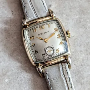 1950 BULOVA His Excellency “XX” Wristwatch 21 Jewels Cal. 10BM U.S.A. Made Watch