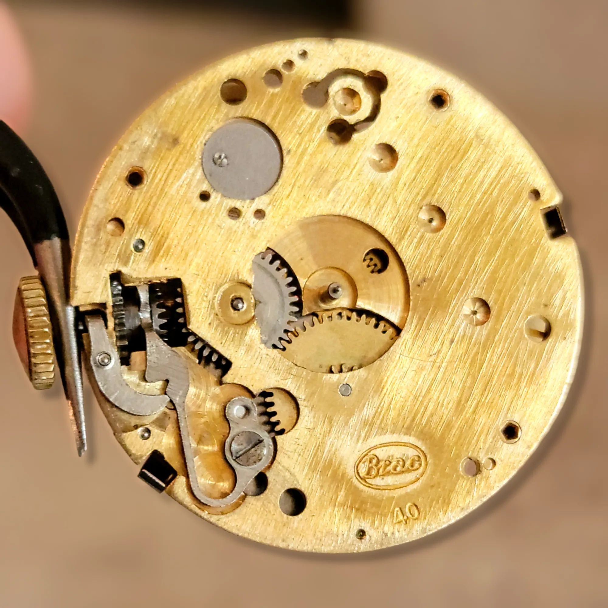 1950's MENTOR Antimagnetic Watch By Bader & Hafner Swiss Made