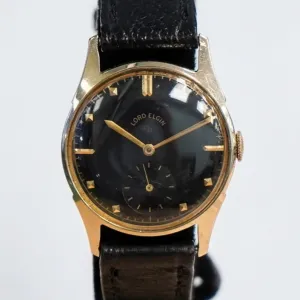 1951 LORD ELGIN Henslee Watch Ref. 4902 Grade 556 21 Jewels 4 ADJ'S Wristwatch 14K GOLD