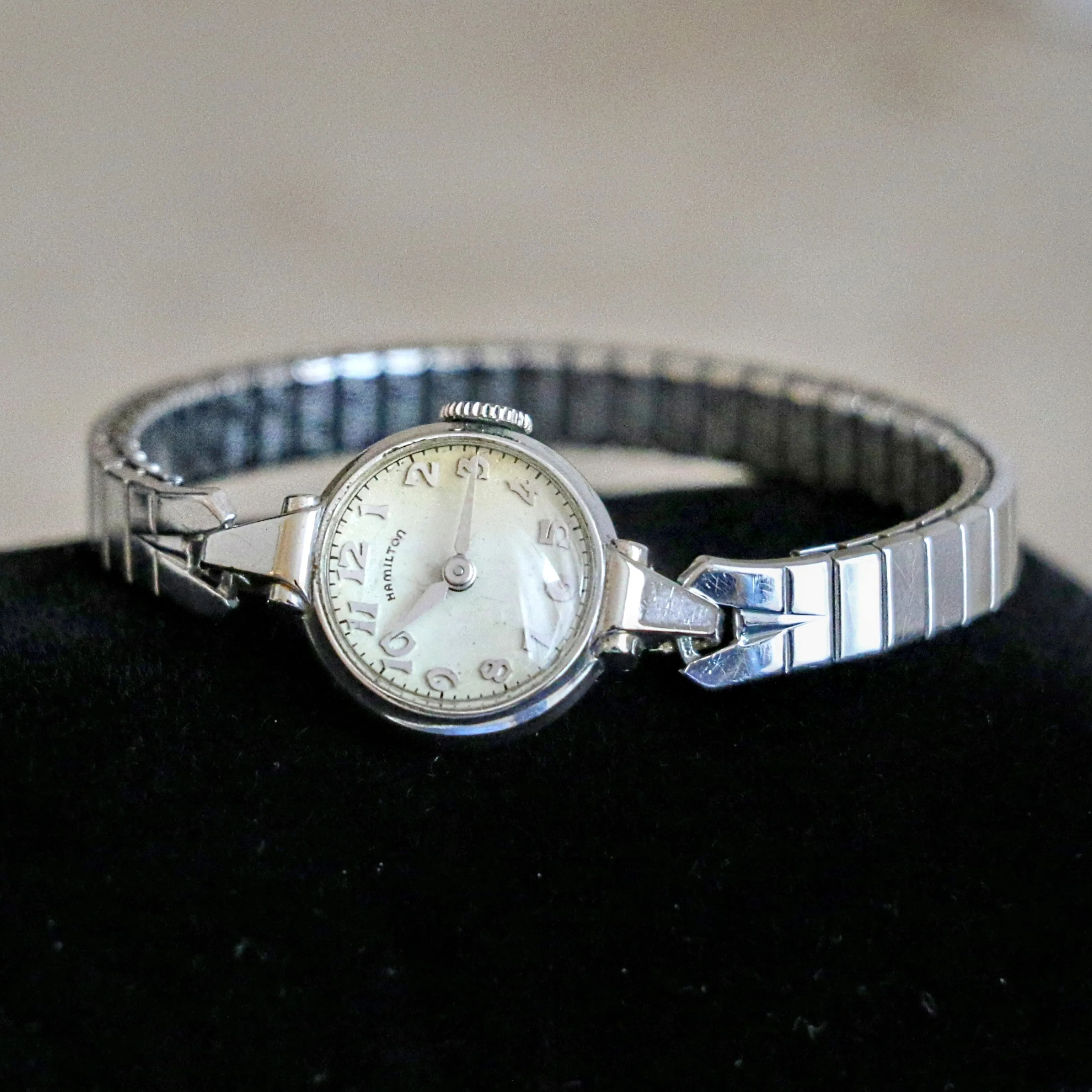 1955 HAMILTON JENNY-B Ladies Watch Grade 757 22 Jewels USA Made Wristwatch