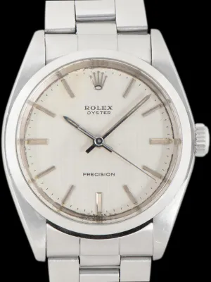 1971 Rolex Oyster Precision (Ref. 6426) Silver "Linen" Dial
