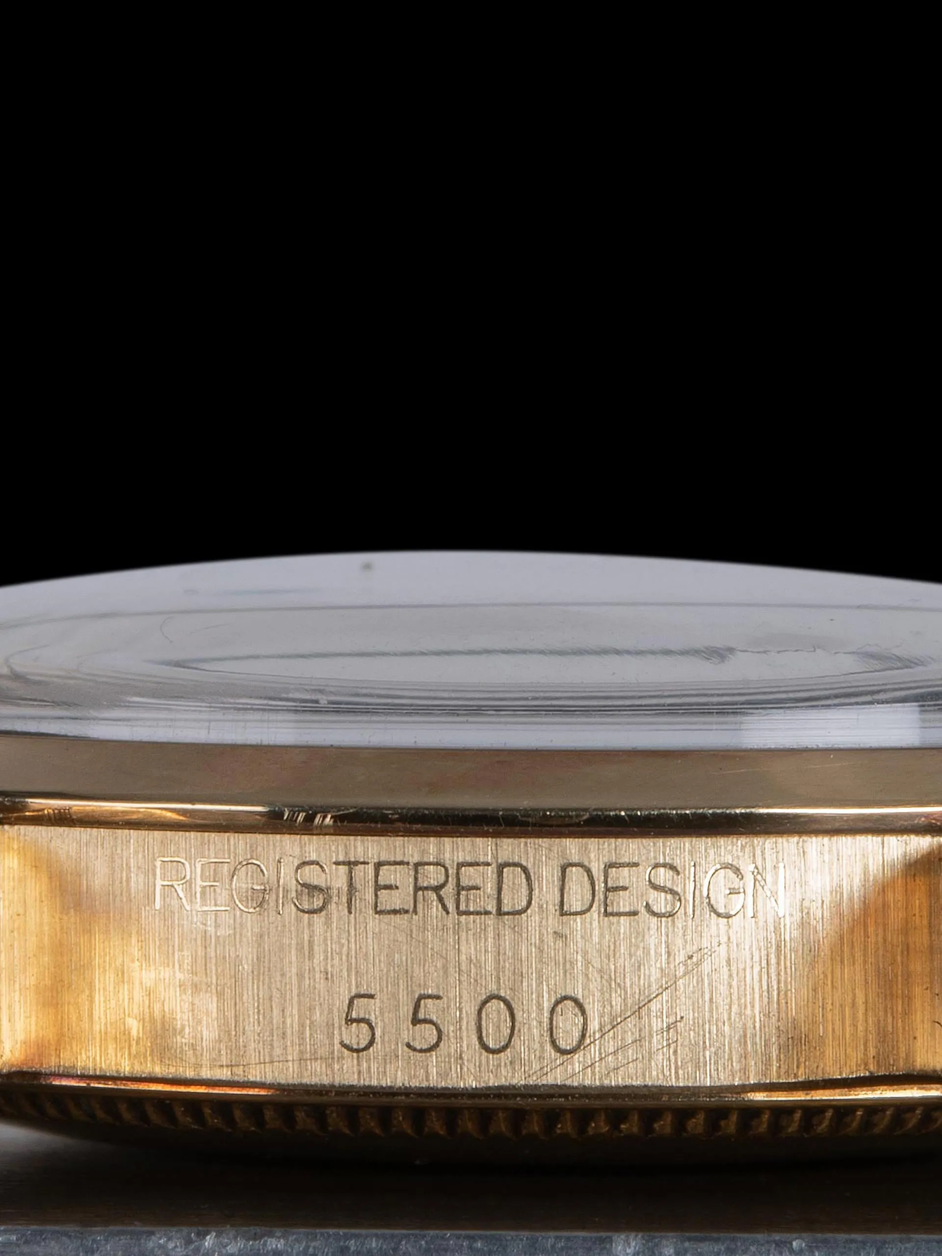 1975 Rolex Air-King 14K YG (Ref. 5500) Black Dial W/ Gold Brick Bracelet