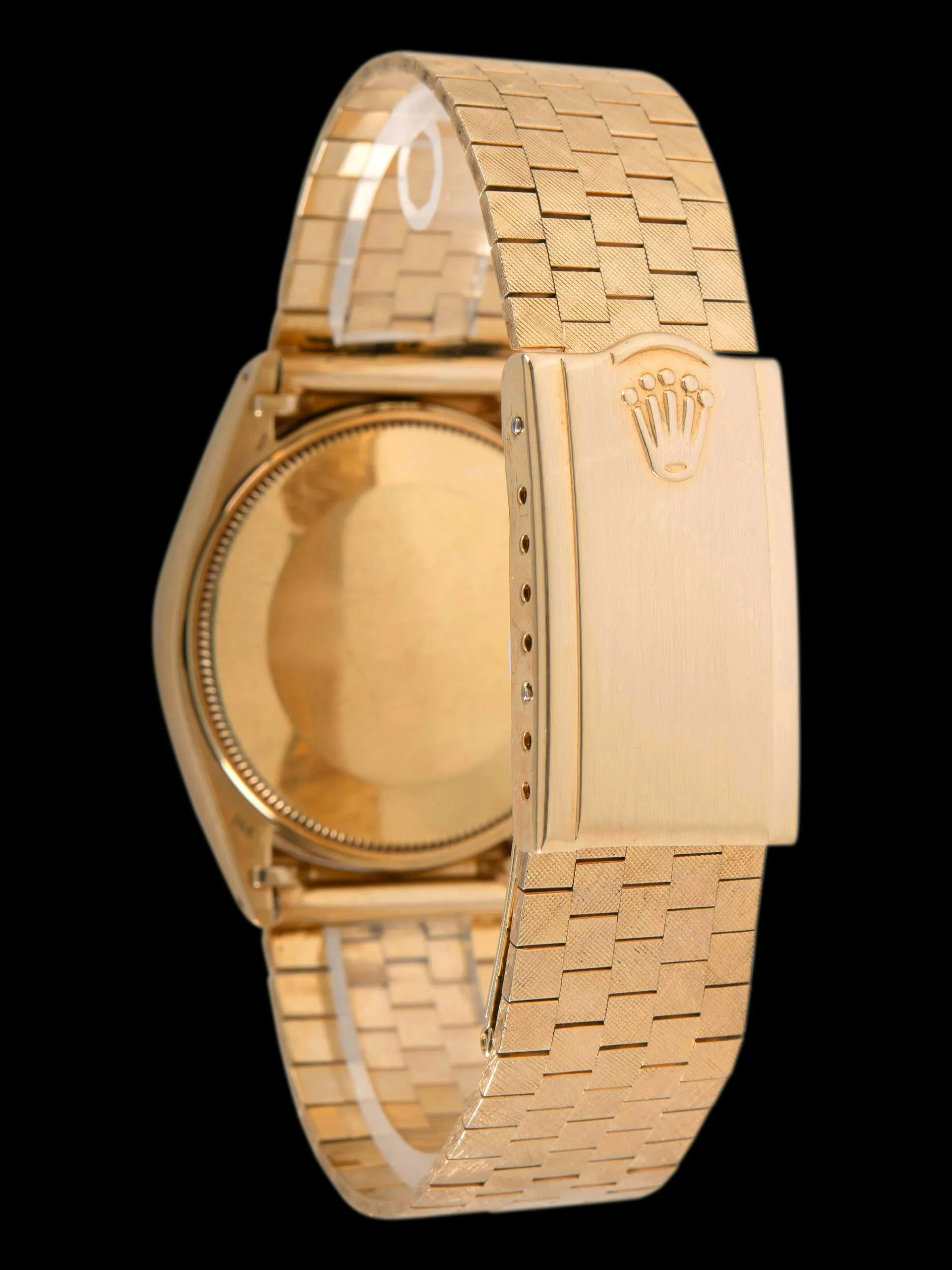 1975 Rolex Air-King 14K YG (Ref. 5500) Black Dial W/ Gold Brick Bracelet