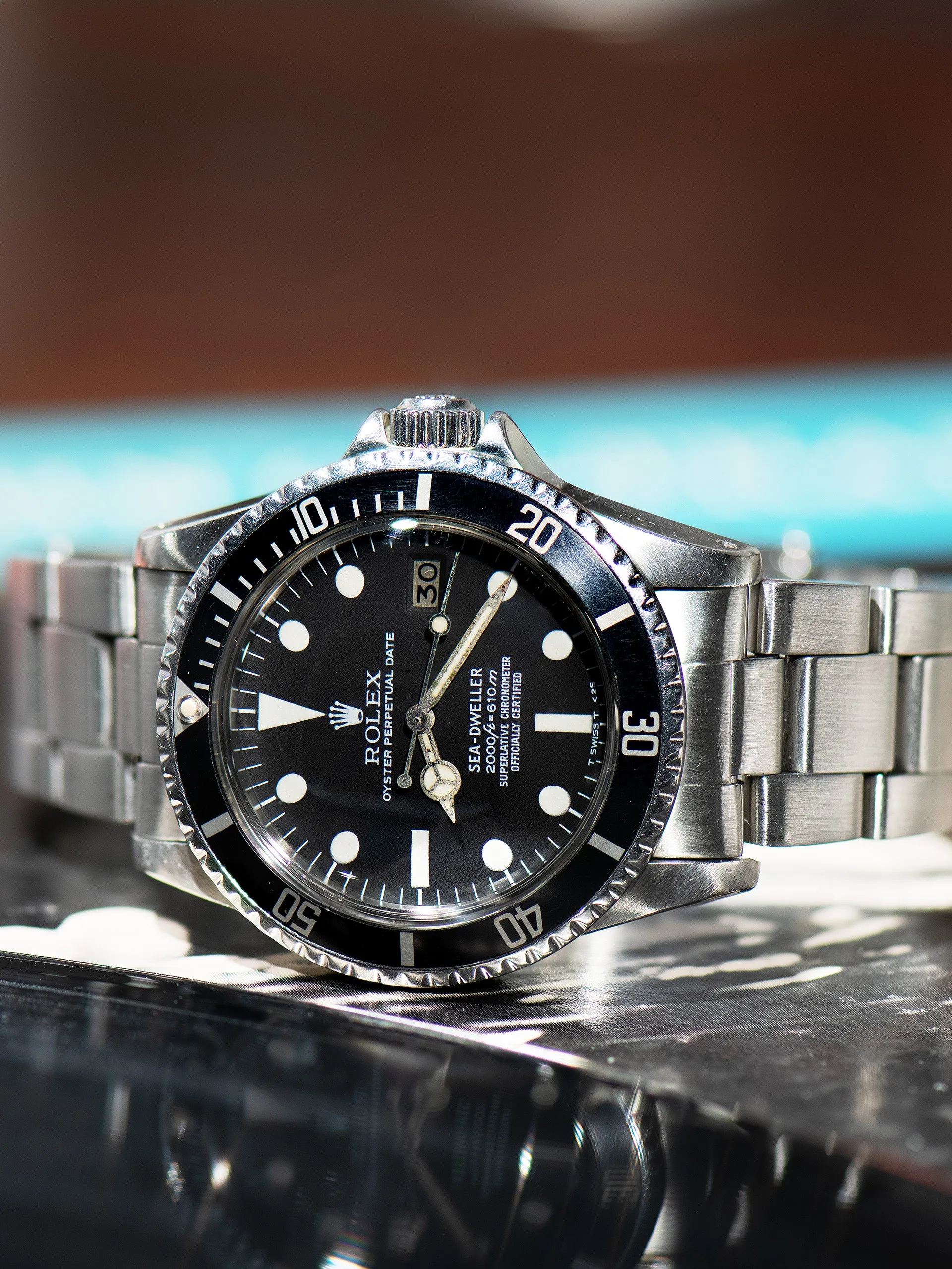 1978 Rolex Great White Sea-Dweller (Ref. 1665) "Rail" Dial W/ RSC Card & Service Records