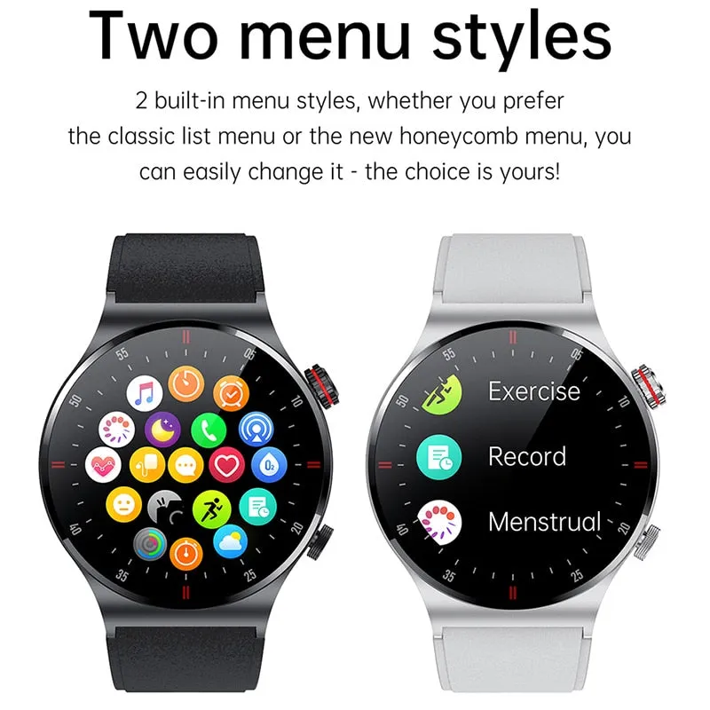2022 New Bluetooth Call Smart Watch Men Sports Fitness Tracker Waterproof Smartwatch Large HD screen for huawei Xiaomi phone box