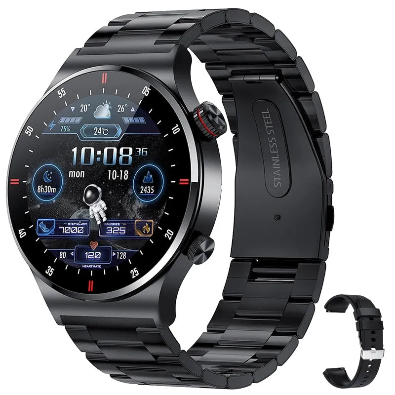 2022 New Bluetooth Call Smart Watch Men Sports Fitness Tracker Waterproof Smartwatch Large HD screen for huawei Xiaomi phone box