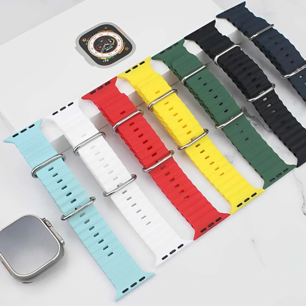 20MM OCEAN LOOP SILICON STRAPS FOR AMAZFIT WATCH GTS 2, GTS 4 MINI, GTS 4, GTS 3, BIP U, BIP S, GTS