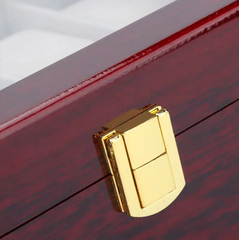 26.5 X 8.2 X 20Cm 10 Grid Wooden Watch Display Organizer Box