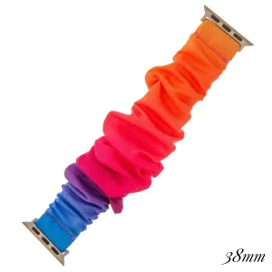 427217   Rainbow scrunchie smart watch band