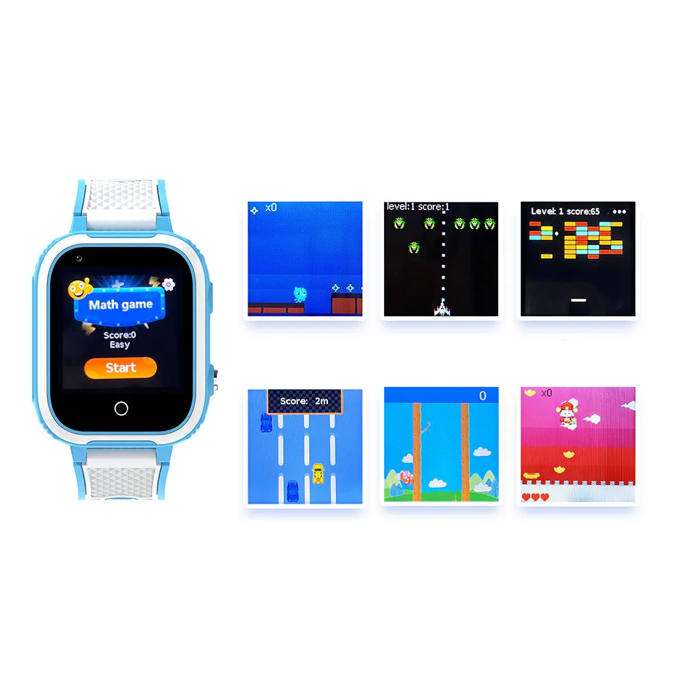 4G Kids Smart Watch SOS Video Phone Call Camera Smart Watches Kids Watch Blue