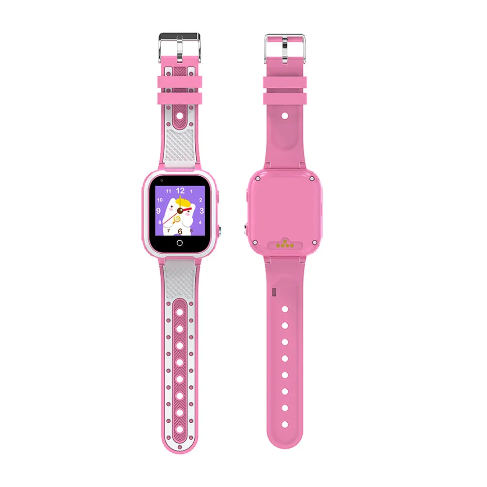 4G Kids Smart Watch SOS Video Phone Call Camera Smart Watches Kids Watch Pink