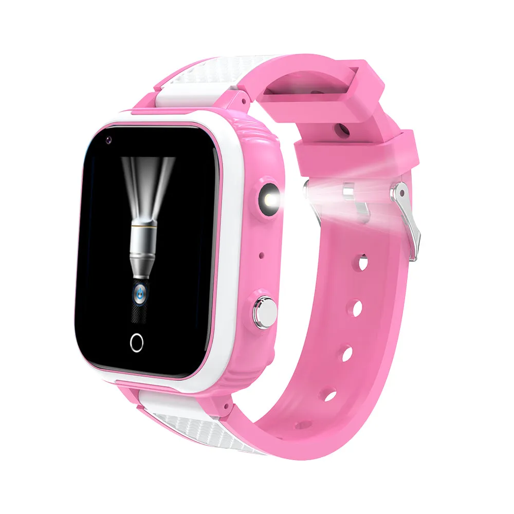 4G Kids Smart Watch SOS Video Phone Call Camera Smart Watches Kids Watch Pink