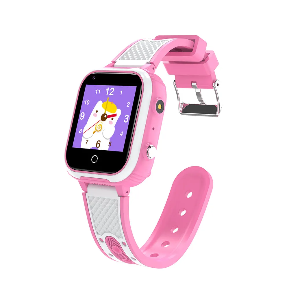 4G Kids Smart Watch SOS Video Phone Call Camera Smart Watches Kids Watch Pink