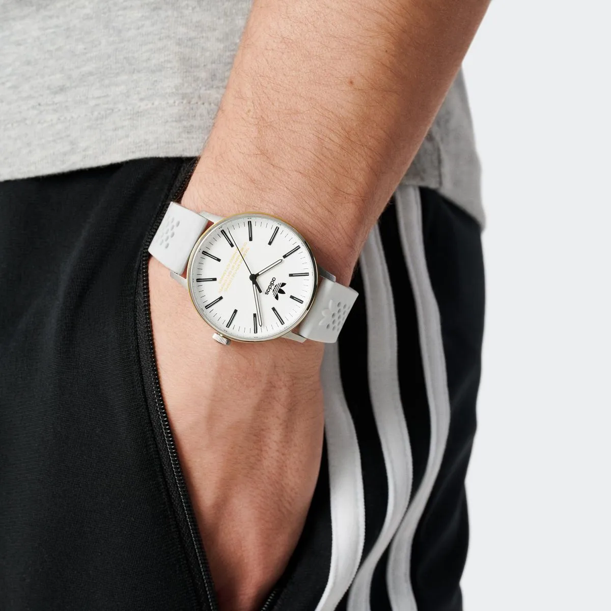 Adidas Originals White Dial Unisex Analog Watch - AOSY24046