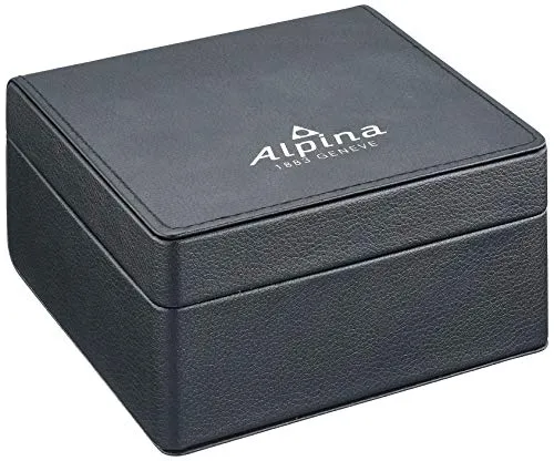 Alpina Men's Startimer Pilot Heritage Stainless Steel Swiss Automatic Aviator Watch with Leather Calfskin Strap, Blue, 22 (Model: AL-727LNN4H6)