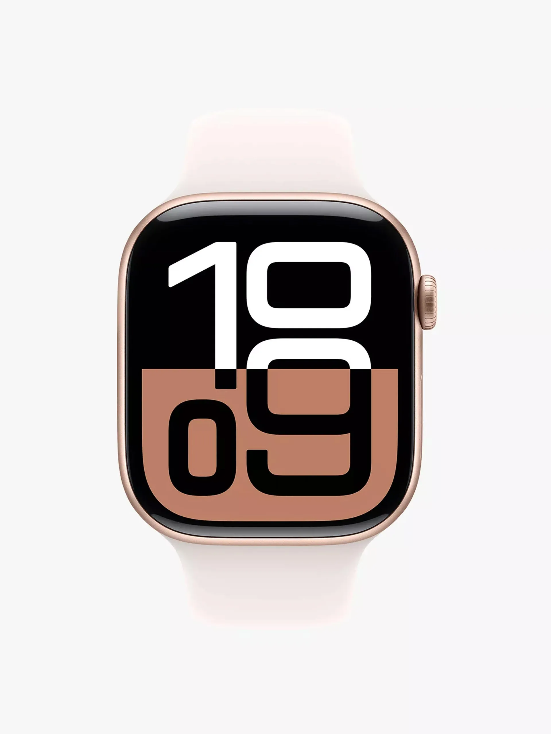 Apple Watch Series 10 GPS in rose-gold aluminium