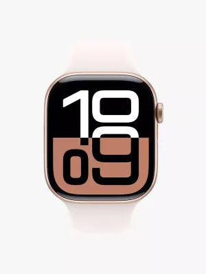 Apple Watch Series 10 GPS in rose-gold aluminium