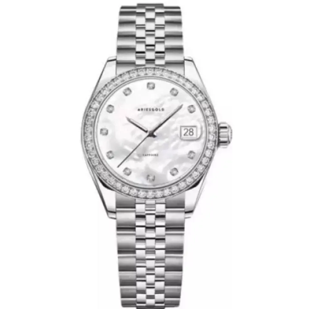 Aries Gold Heritage Stainless Steel Strap Women’s Watch L 1070 S-MP