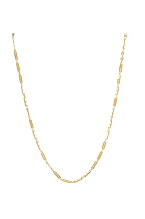 Awe Inspired Gold Inhale The Future Exhale The Past Necklace