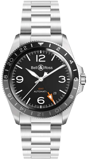 Bell & Ross Watch Vintage BR V2 93 GMT Bracelet