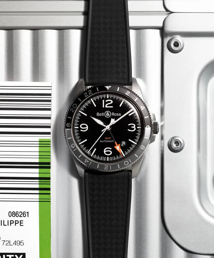 Bell & Ross Watch Vintage BR V2 93 GMT Bracelet