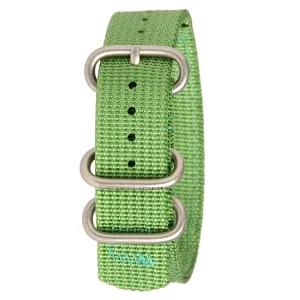 Bertucci Heavy Duty Two-Ply Men's Jungle Green Nylon Mesh Watch Band - B-194