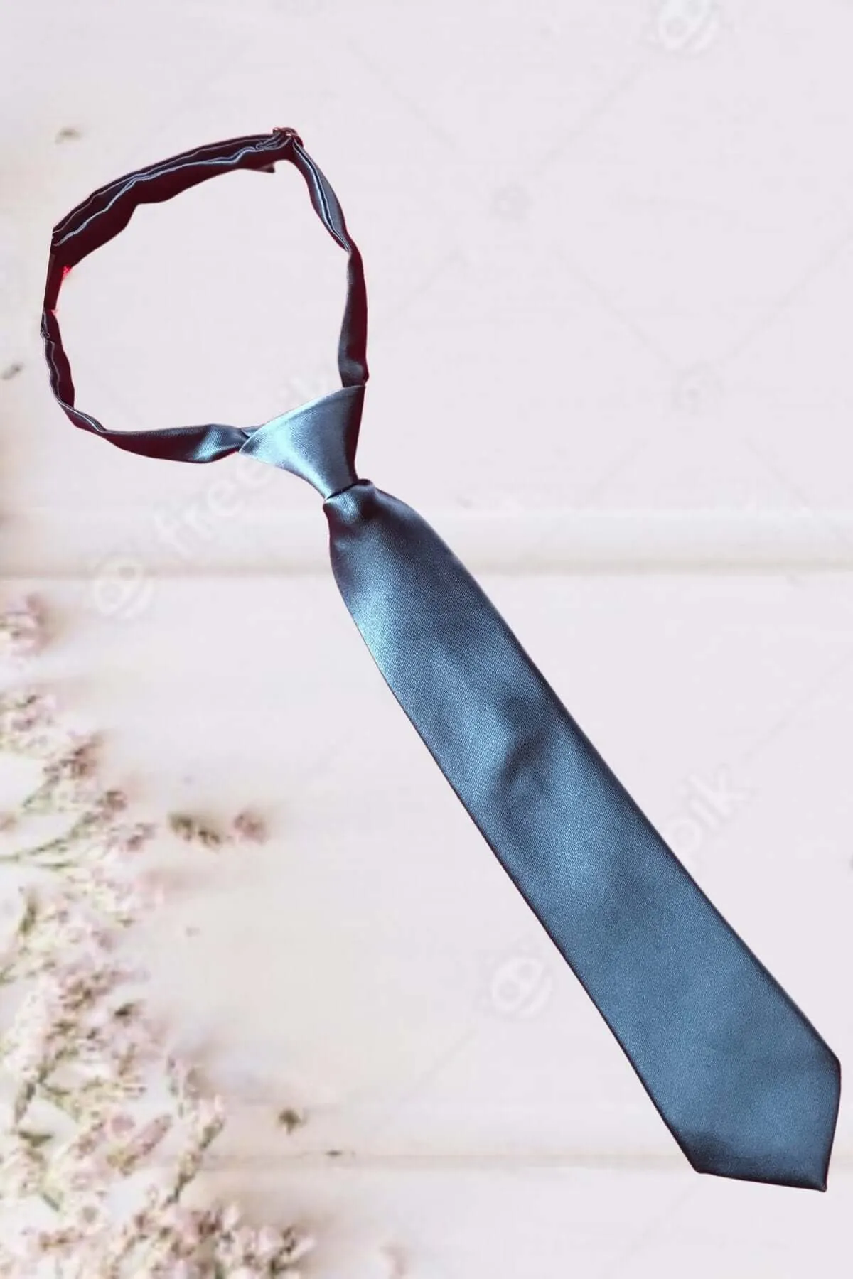 Boy's pre-tied solid neck tie Express NZ wide!