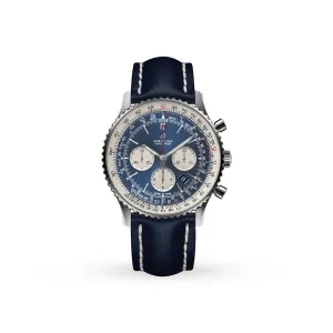 Breitling Navitimer B01 Men's Leather Strap Watch AB0127211C1X1