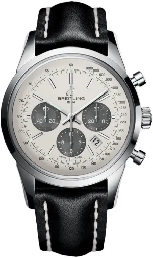 BRT Watch Transocean Chronograph Leather Tang Type