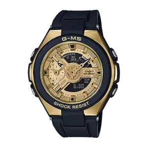 Casio Baby-G G-MS Lineup Black Resin Band Watch MSG400G-1A2 MSG-400G-1A2
