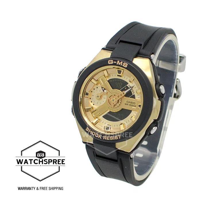 Casio Baby-G G-MS Lineup Black Resin Band Watch MSG400G-1A2 MSG-400G-1A2