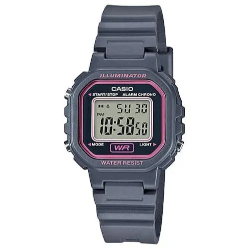 Casio Ladies/Youth Grey Pink Digital LA20WH-8A/LA-20WH-8A