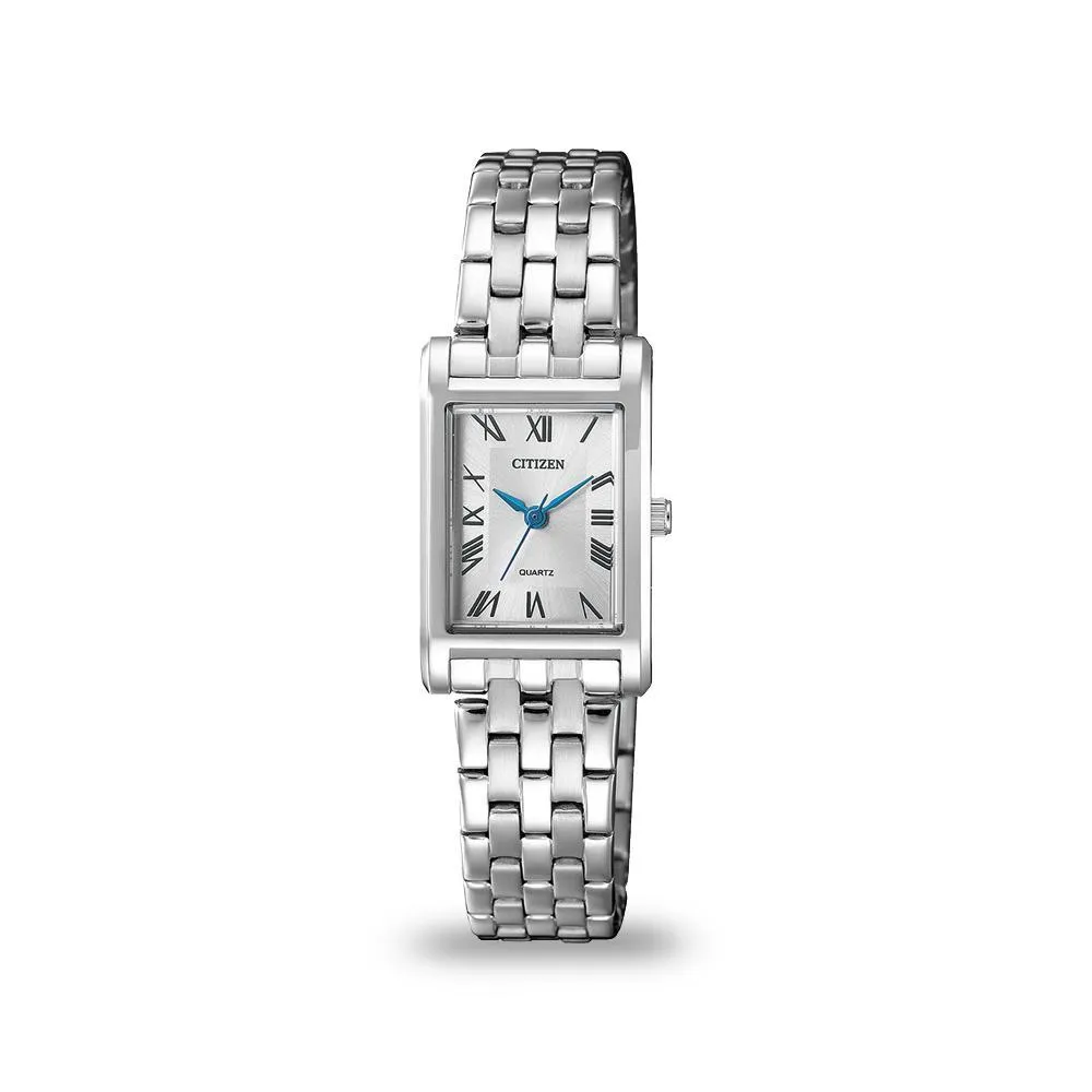 Citizen Women Silver Regtangle Watch EJ6120-54A