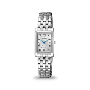 Citizen Women Silver Regtangle Watch EJ6120-54A