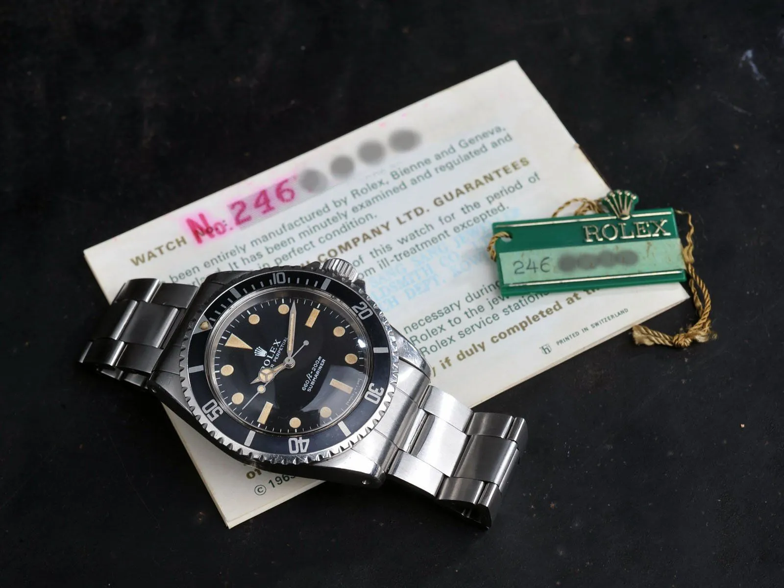 CURATED ROLEX 5513 WITH PAPERS   HANGTAG