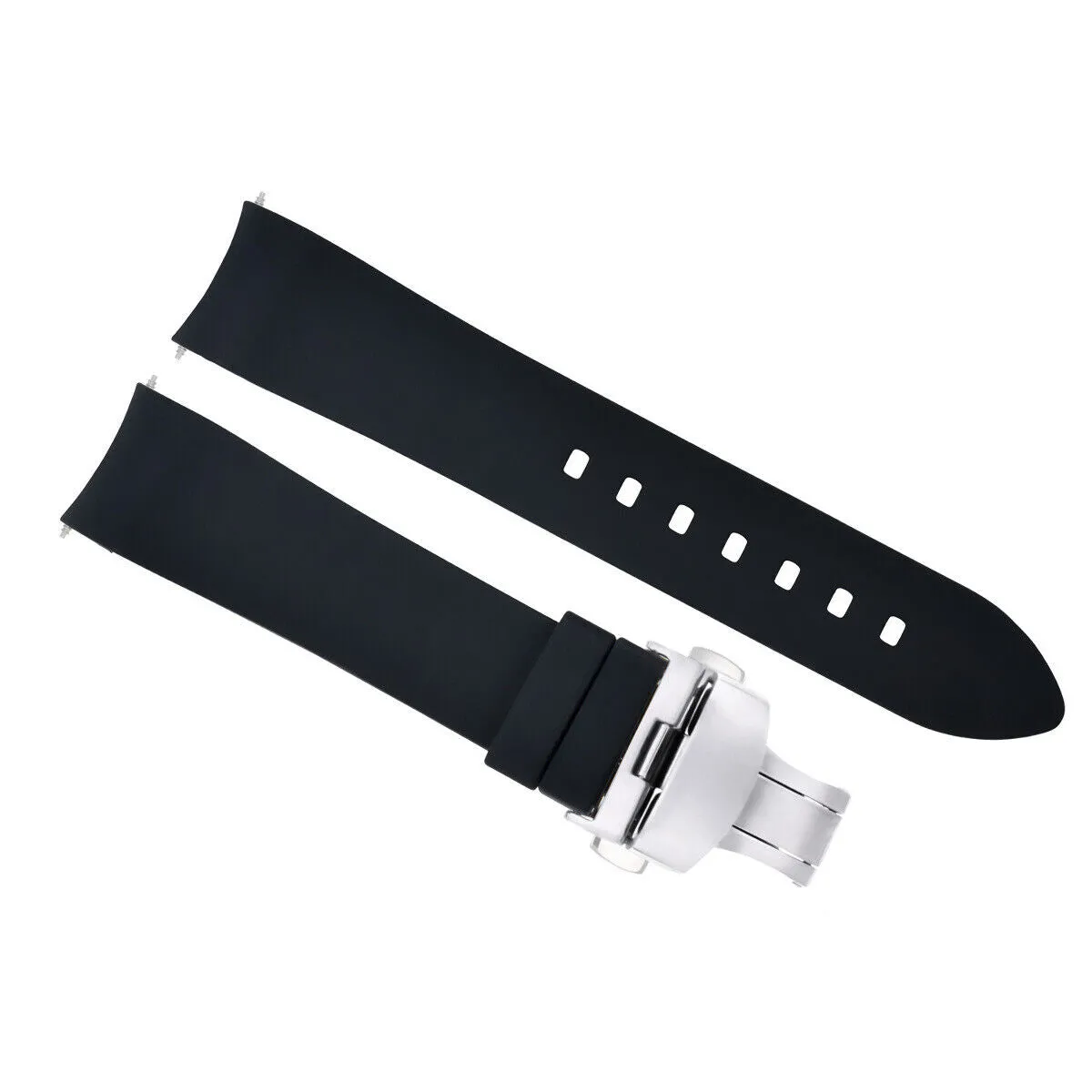 CURVED SILICONE RUBBER STRAP FOR CITIZEN ECO DRIVE - 19MM
