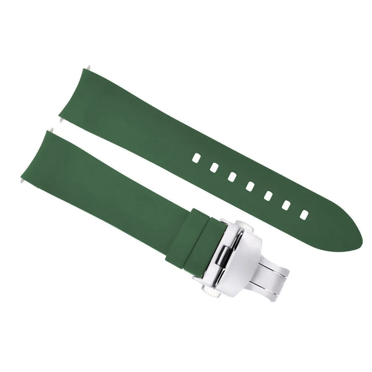 CURVED SILICONE RUBBER STRAP FOR CITIZEN ECO DRIVE - 19MM