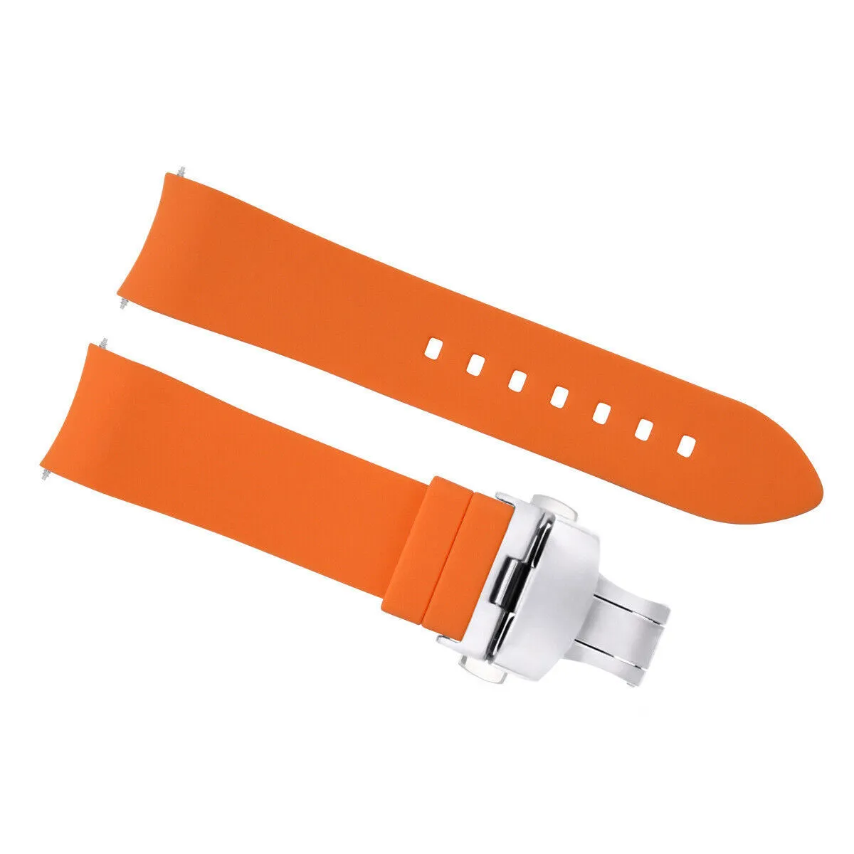 CURVED SILICONE RUBBER STRAP FOR CITIZEN ECO DRIVE - 19MM