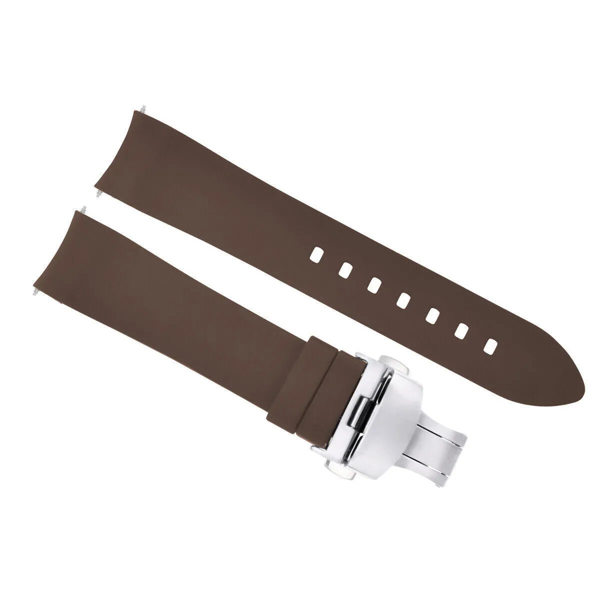 CURVED SILICONE RUBBER STRAP FOR CITIZEN ECO DRIVE - 19MM