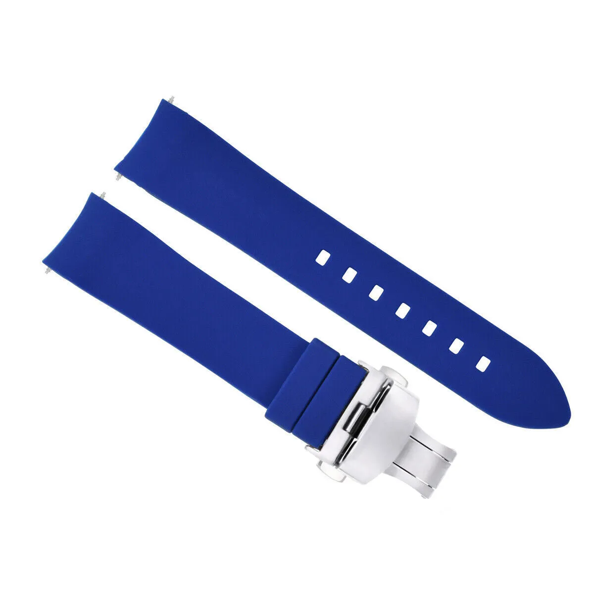 CURVED SILICONE RUBBER STRAP FOR CITIZEN ECO DRIVE - 19MM
