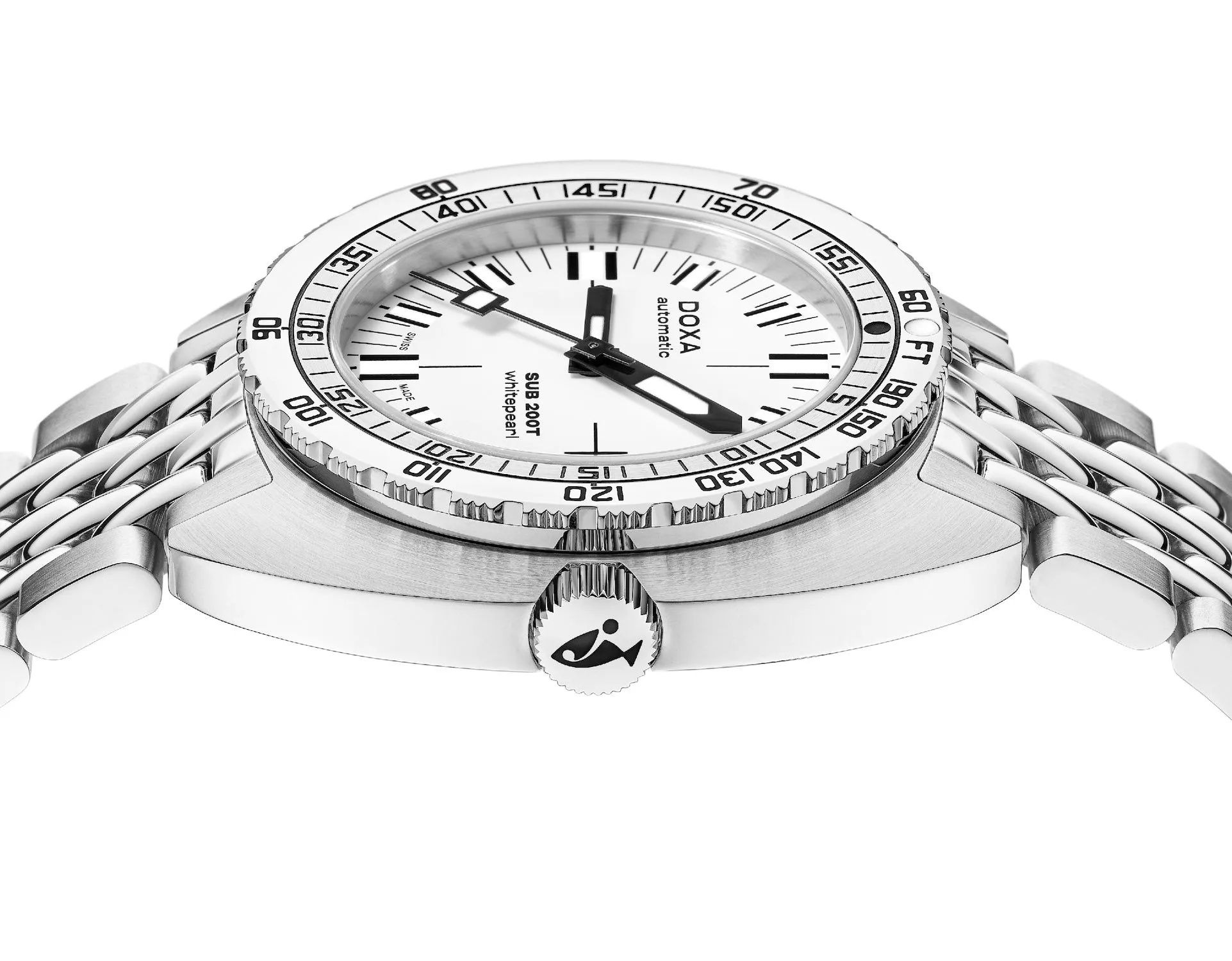 Doxa SUB 200T Whitepearl Iconic Bracelet