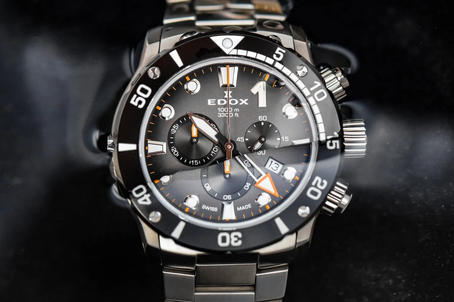 Edox CO-1 Chrono Quartz Titanium