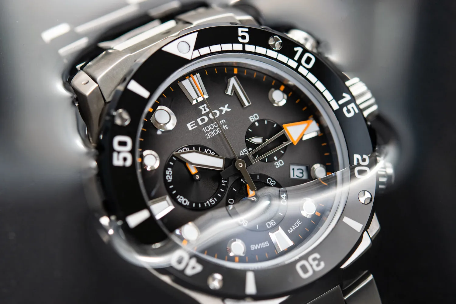 Edox CO-1 Chrono Quartz Titanium
