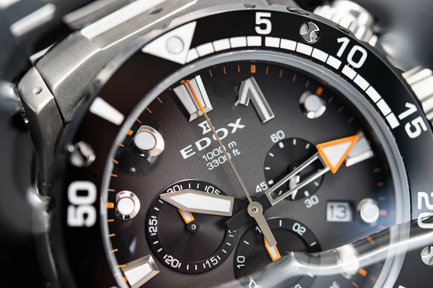 Edox CO-1 Chrono Quartz Titanium